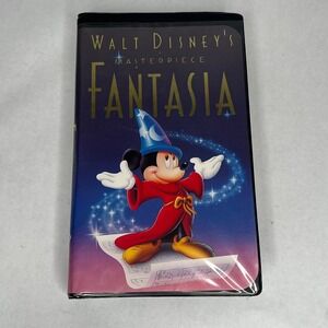 Disney's FANTASIA‎ VHS Tape Walt Disney's Masterpiece